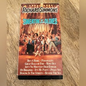 Sweatin' to the Oldies Richard Simmons VHS Tape #vintage